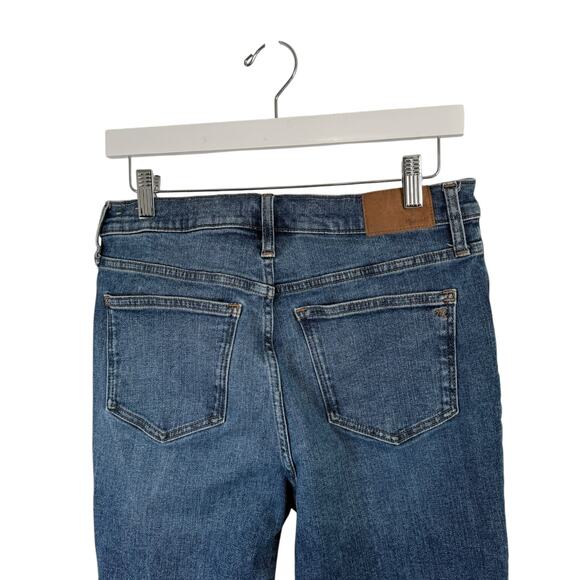Madewell Petite Cali Demi Boot Jeans Glenside Medium Wash High Rise Womens 29P - Picture 7 of 10